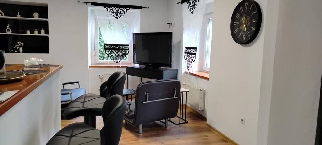 Apartament wakacyjny dla 5 osób, z widok w Leśna