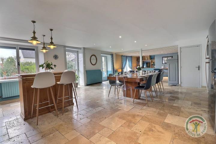 Gîte pour 11 personnes, avec sauna et terrasse ainsi que jardin et jacuzzi à Mont-Dol - 3