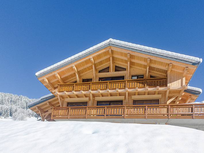 Maison de vacances pour 15 personnes, avec vue et balcon en Haute-Savoie