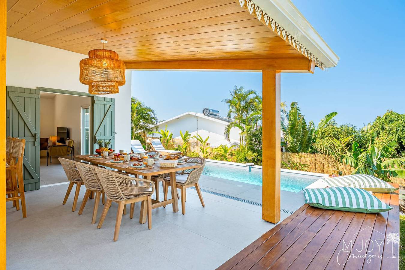 Appartement de vacances entier, Villa Mamaô - Élégante villa créole in L'Étang-Salé, Île de la Réunion