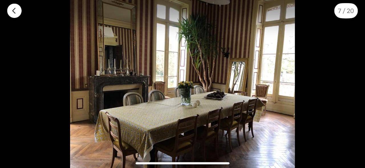 Suite privée bleu au château de la Franceule in Janzé, Région de Rennes