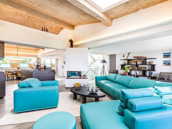 Ferienwohnung für 8 Personen, mit Balkon und Terrasse sowie Sauna