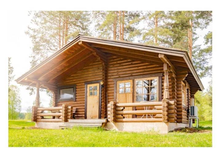 Ferienhaus für 4 Personen, mit Terrasse und Sauna sowie Seeblick und Ausblick in Ruovesi