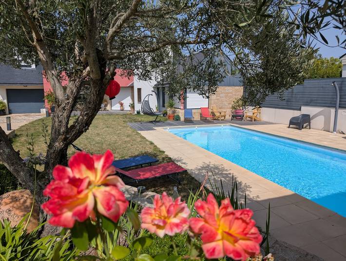 Appartement de vacances pour 4 personnes, avec jardin et vue sur le lac