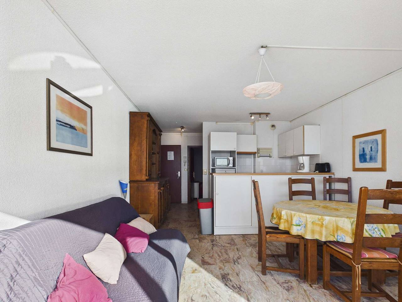 Ganze Wohnung, 2-Zimmer-Wohnung mit Terrasse, direkt am Meer zu vermieten in Grau d’Agde, Agde