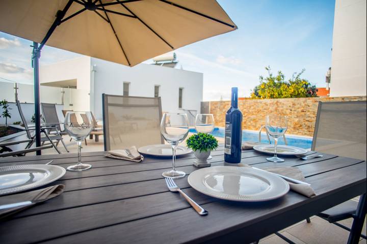 Ferienhaus für 8 Personen, mit Pool und Garten, kinderfreundlich in Tavira - 3