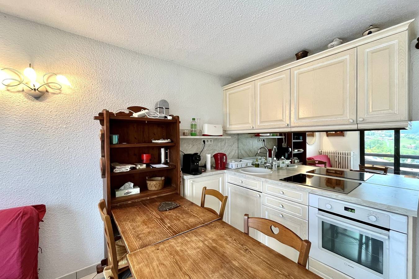 Appartement entier, 2 pièces avec balcon proche des pistes in Combloux, Pays du Mont-Blanc