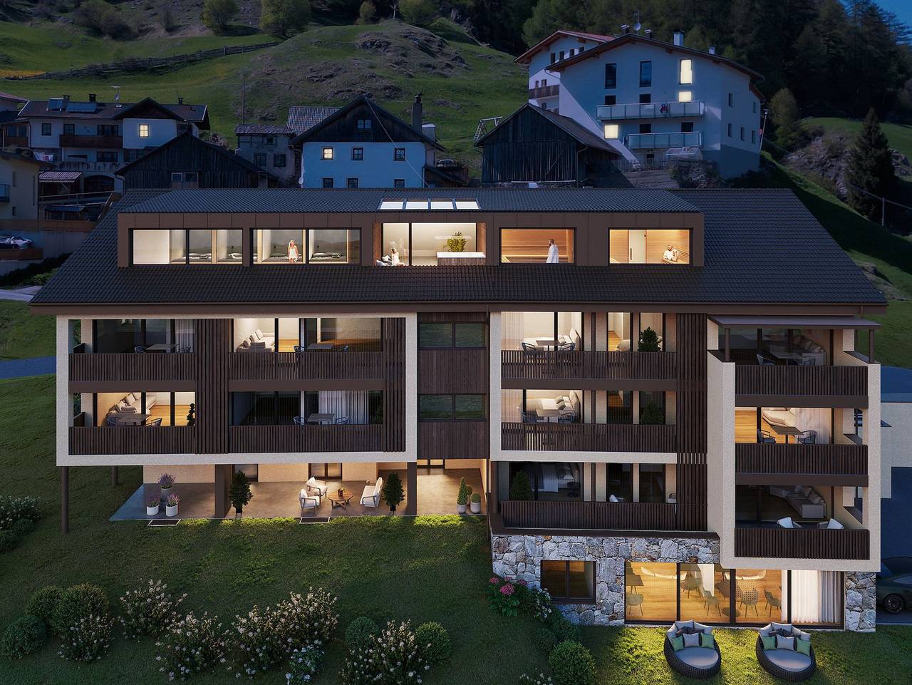 Ganze Ferienwohnung, Garni Froy - W11 in Reschensee, Graun