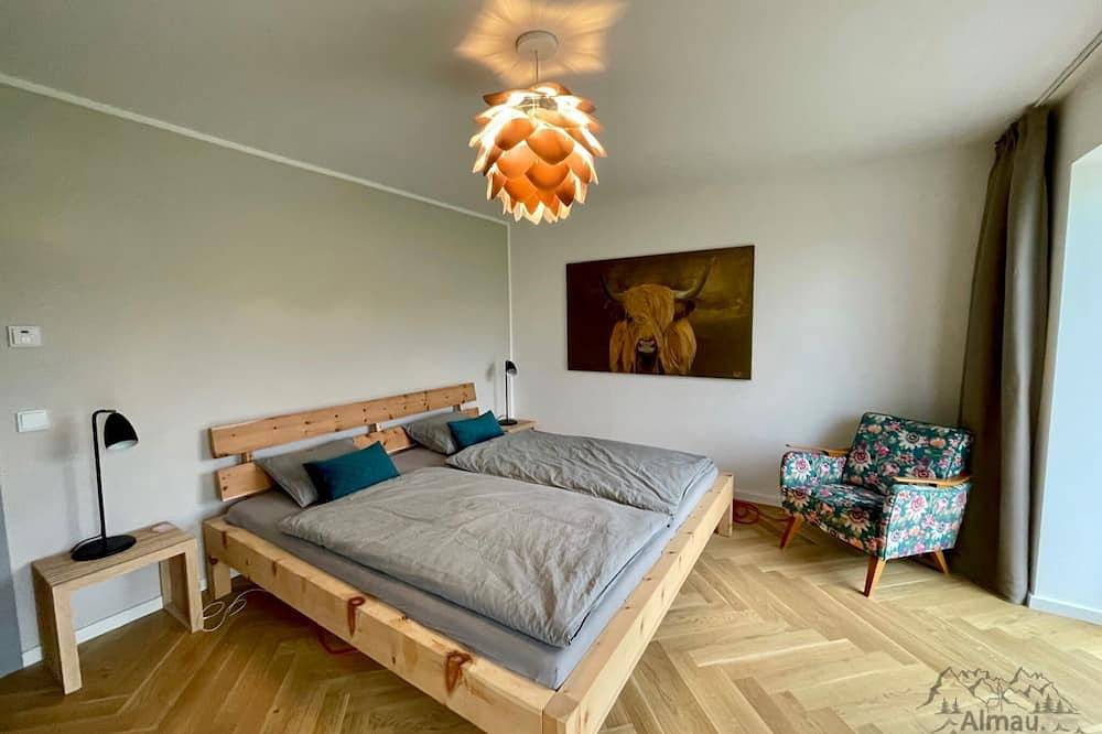 Ferienhaus Almau.Bayern - Charmanter Bungalow mit großem Garten & Bergblick in Übersee, Chiemsee