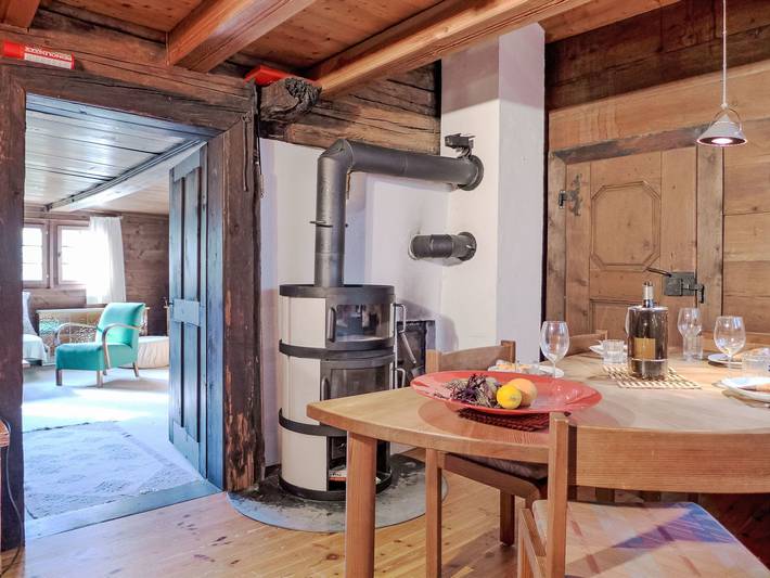Ganze Wohnung, Zumoberhaus in Bürchen, Walliser Alpen