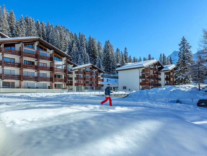 Hütte für 3 Personen, mit Balkon in Arosa
