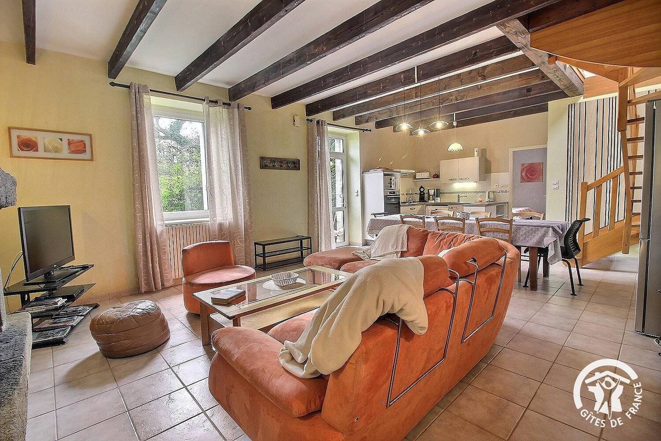 Le Vieux Chêne in Pleudaniel, Rosa Granitküste