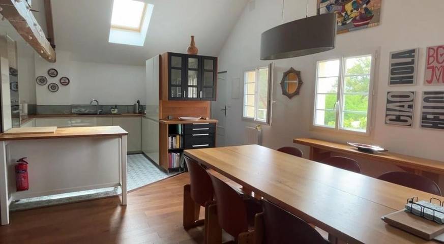 Appartement de vacances pour 5 personnes, avec Balcon ainsi que Jardin et Vue