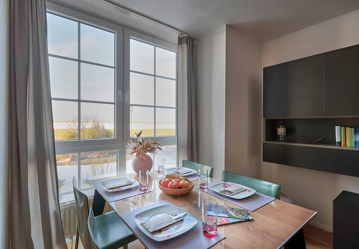 Appartement entier, Ferienwohnung 7 im Haus Robbenplate in Cuxhaven Duhnen - 400 Meter zum Meer, Südbalkon - ausgestattet für bis zu 4 Personen  in Duhnen, Cuxhaven