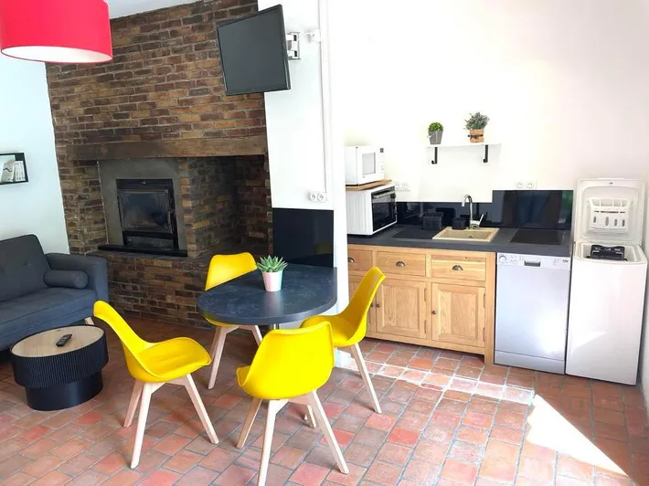 Apartamento de vacaciones para 3 personas, con terraza y jardín - 1