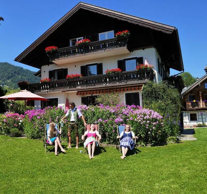 Ferienwohnung für 3 Personen, mit Terrasse und Garten in St. Gilgen