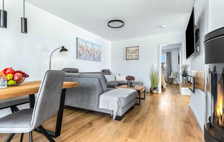 Ganze Ferienwohnung, Appartement am Strand mit Terrasse und Parkplatz in Olpenitz, Kappeln