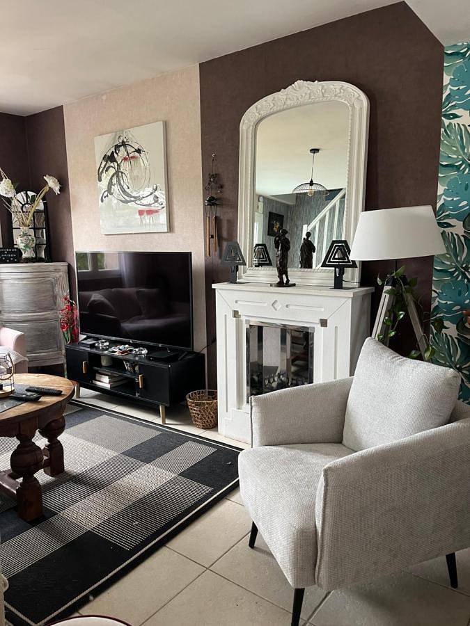Location de vacances pour 3 personnes, avec Terrasse ainsi que Jardin et Vue dans Boult-sur-Suippe