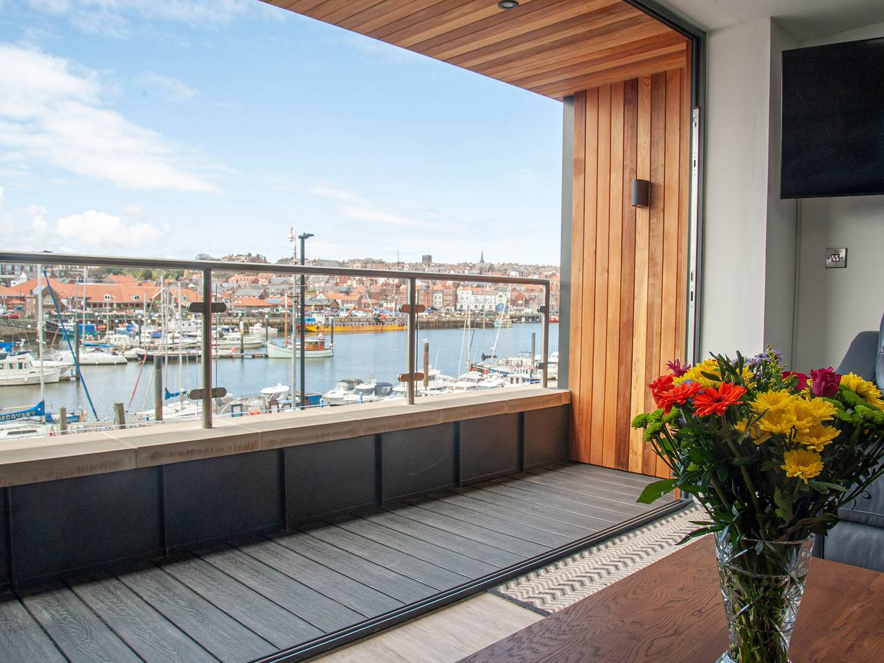 Harbour Sunset in Whitby, North York Moors National Park