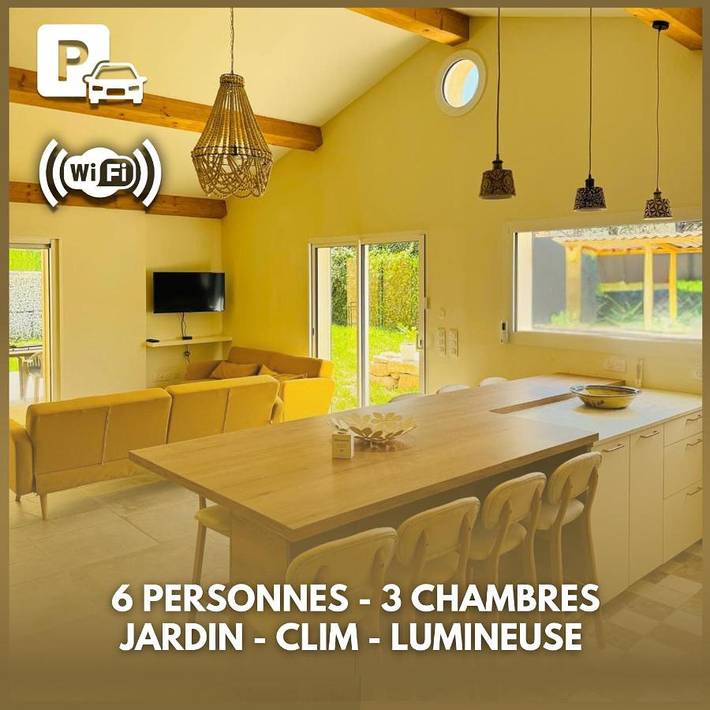 Chalet para 6 personas, con jardín y terraza - 1