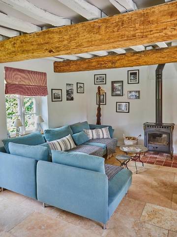 Gîte pour 8 personnes, avec jardin et vue à Gueutteville-les-Grès
