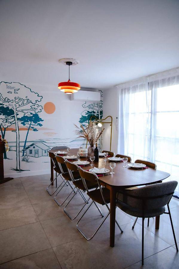 Villa pour 10 personnes, avec piscine ainsi que jacuzzi et jardin à Mimizan - 3