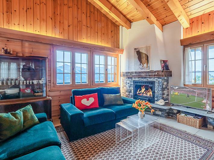 Ferienhaus für 8 Personen, mit Ausblick und Balkon im Wallis - 2