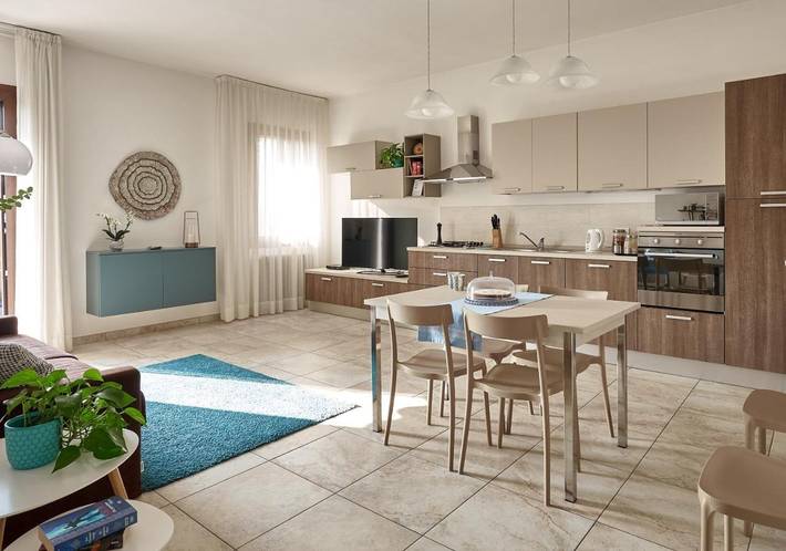 Appartamento per 4 persone, con Balcone e Terrazza nonché Giardino e Panorama a Porto Tolle