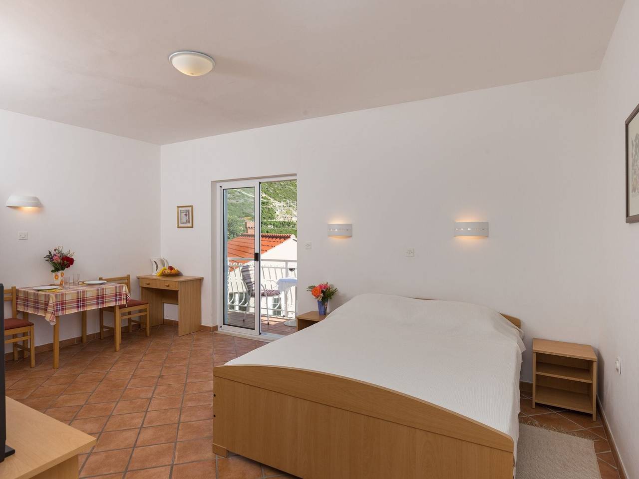 Ganze Wohnung, Villa Dubravka - Superior One Bedroom Apartment with Balcony and Sea View (Apartman 6) in Plat, Dubrovnik-Neretva