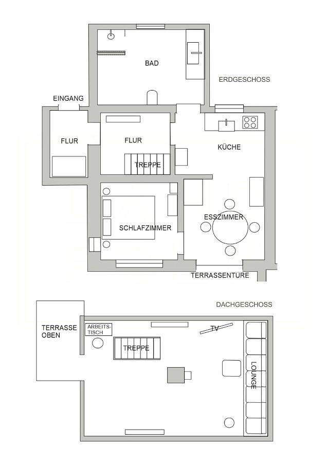Ferienhaus für 2 Personen, mit Terrasse in Osterhever - 3