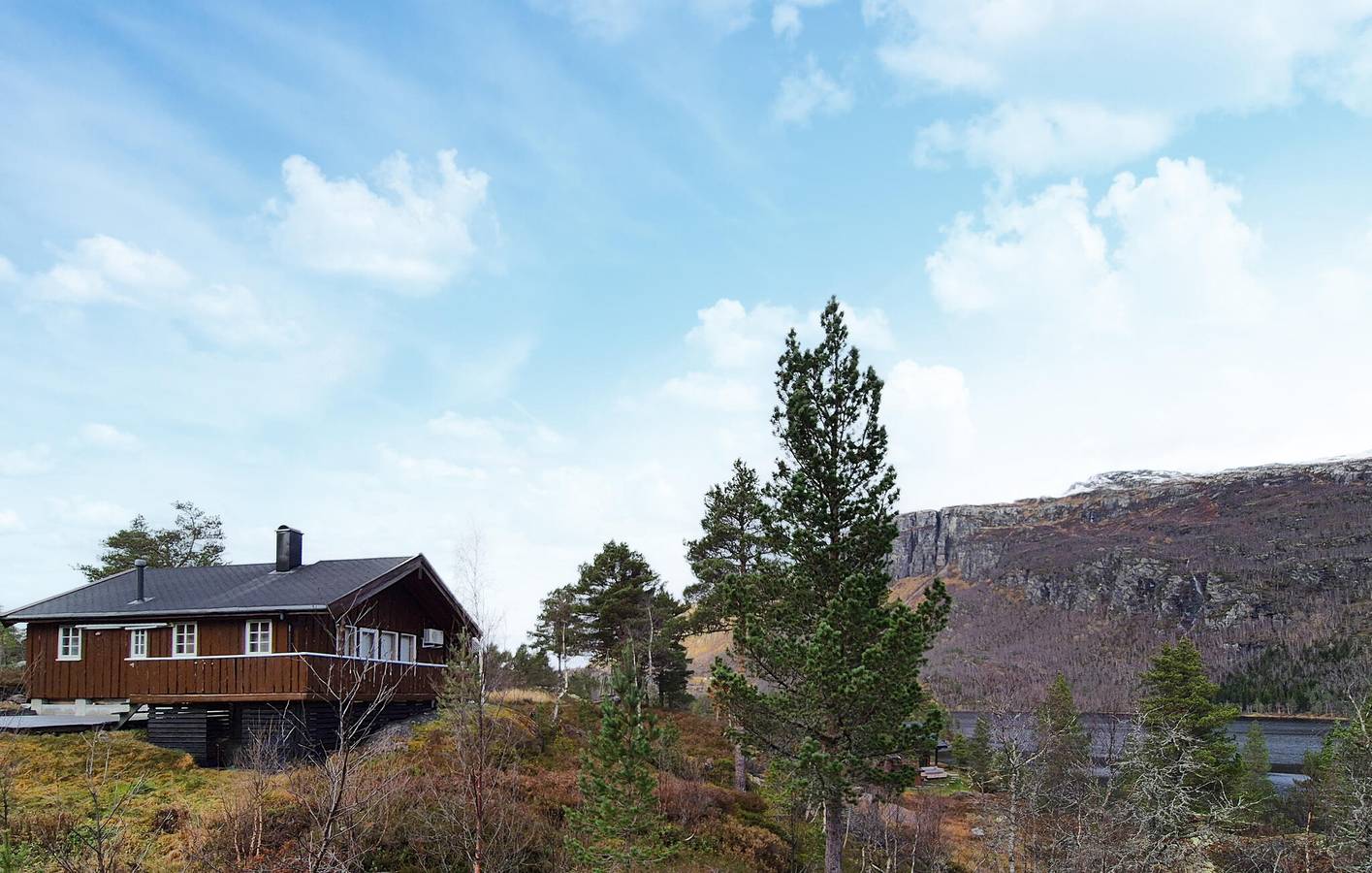Ferienhaus für 8 Personen mit Ausblick in Odda