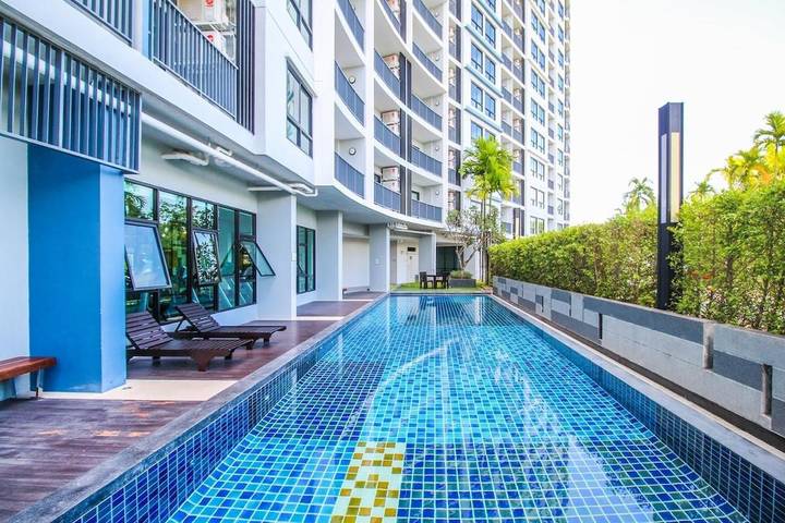 Apartamento de vacaciones para 3 personas, con terraza además de piscina y jardín - 1