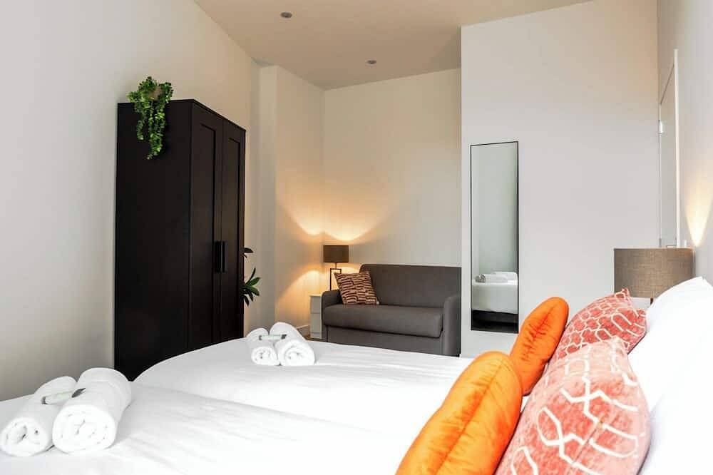 Ganze Wohnung, 1 Schlafzimmer: Das Apartment verfügt über zwei luxuriös ausgestattete Schlafzimmer. in Tilburg, Nordbrabant