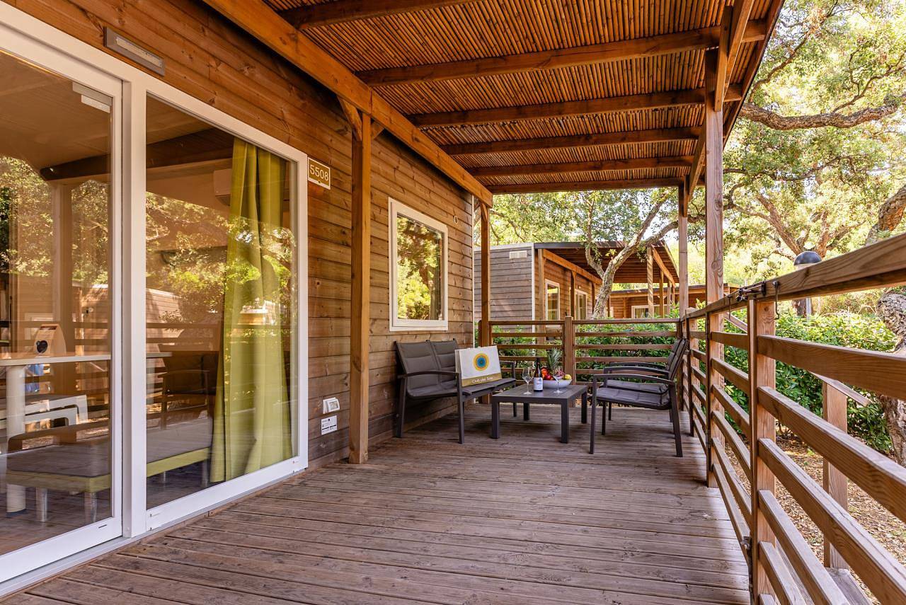 Stella del Mare Family Camping Village Lodge Superior Famliy für 6 Personen in Castiglione della Pescaia, Grosseto Provinz