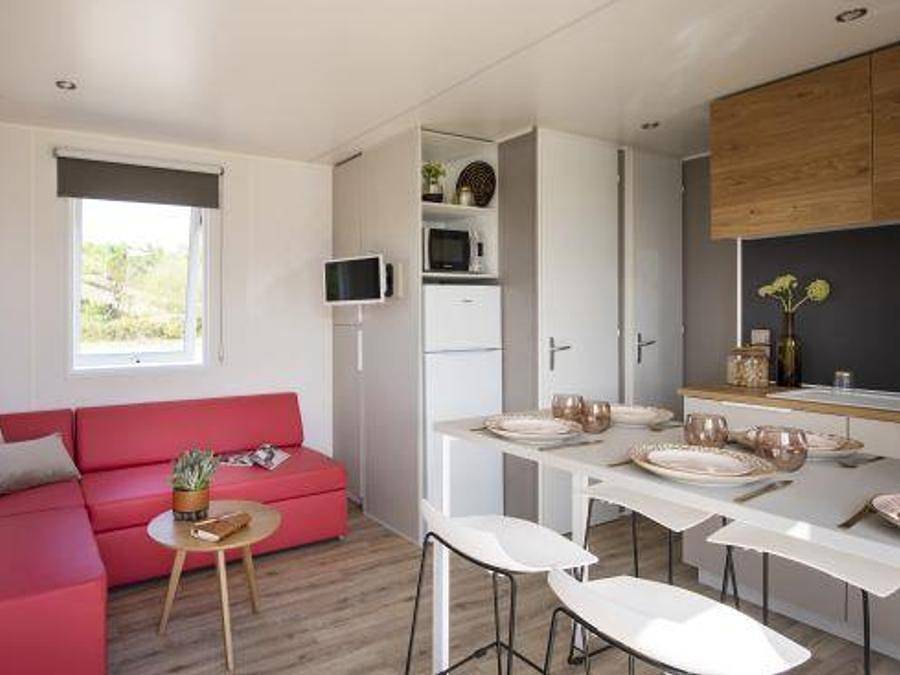 Flower Camping Le Mas de Mourgues - Mobile home 6 persons - Oleander Prenium in Vauvert, Nimes region