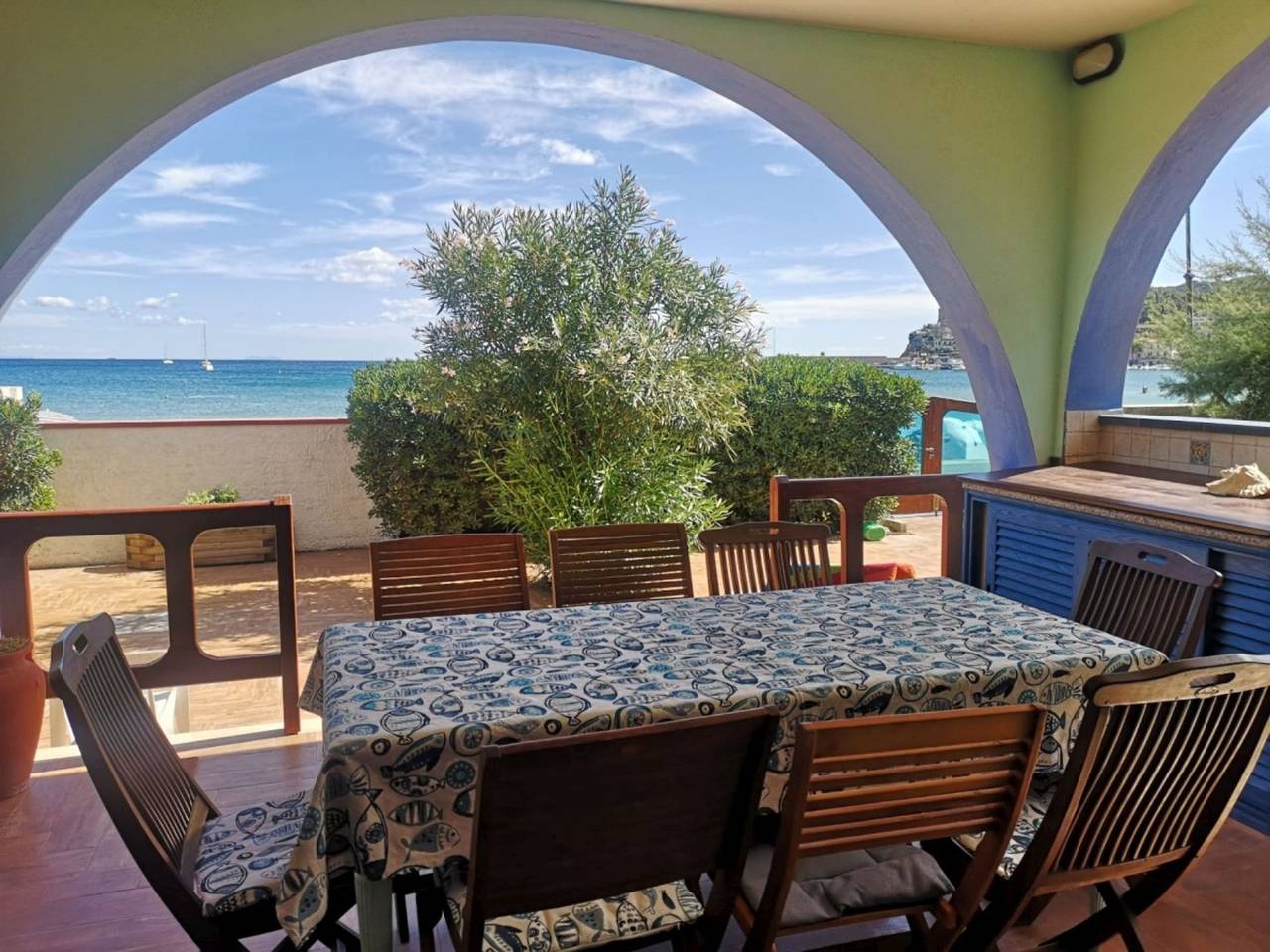 Villa per 8 persone con giardino in Spiaggia di Marina di Campo, Marina di Campo