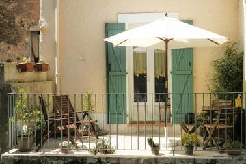 Gîte pour 2 personnes, avec terrasse, animaux acceptés à Le Luc