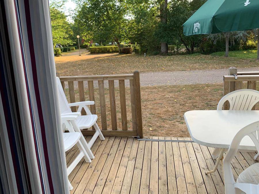 Camping des Bains - Mobilheim 6 personen - O'Hara 834 in Saint-Honoré-les-Bains, Naturpark Morvan