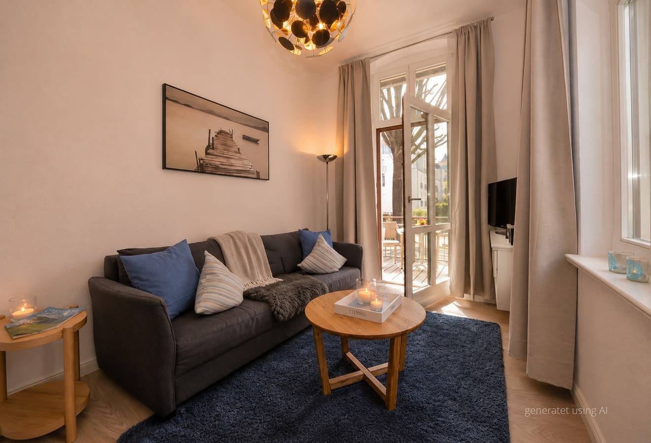 Ganze Ferienwohnung, (Brise) Villa Luna App. 04 in Drei Kaiserbäder, Heringsdorf