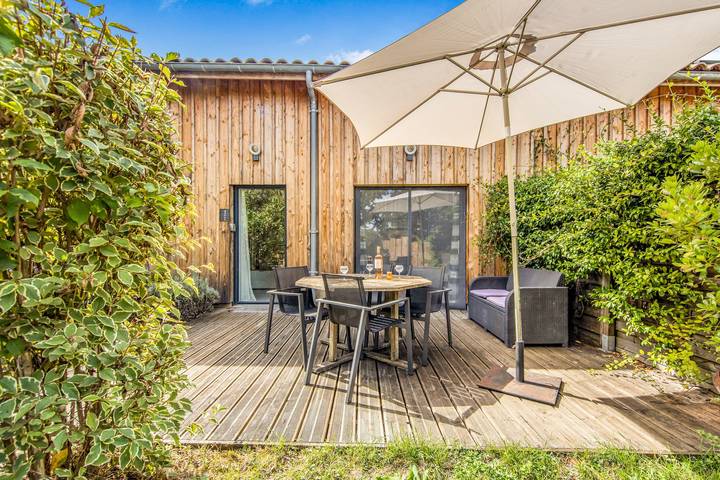 Location de vacances pour 5 personnes, avec jardin en Gironde