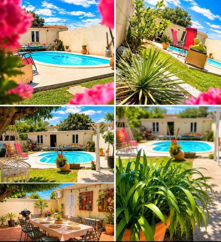 Apartamento de vacaciones para 2 personas, con piscina además de jardín y jacuzzi - 1