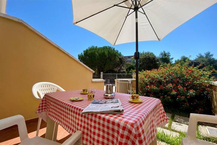 Maison de vacances pour 3 personnes, avec jardin et balcon