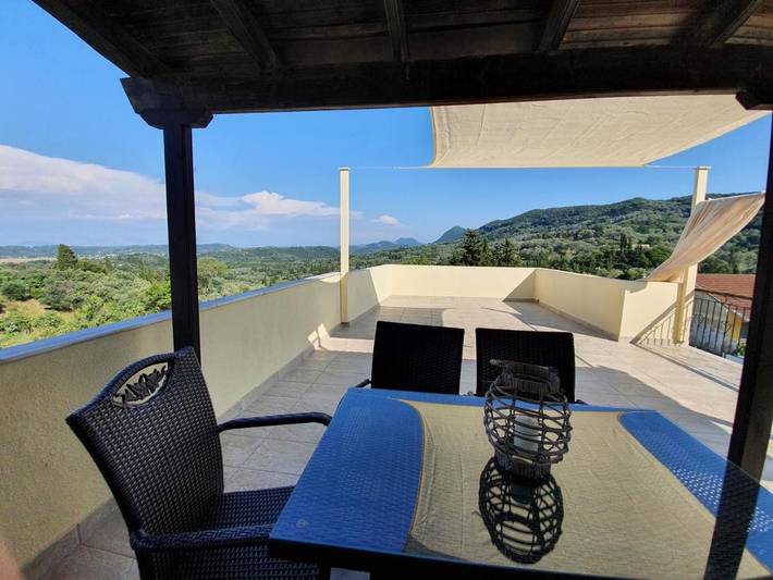 Agriturismo per 6 persone, con balcone e panorama a Corfù