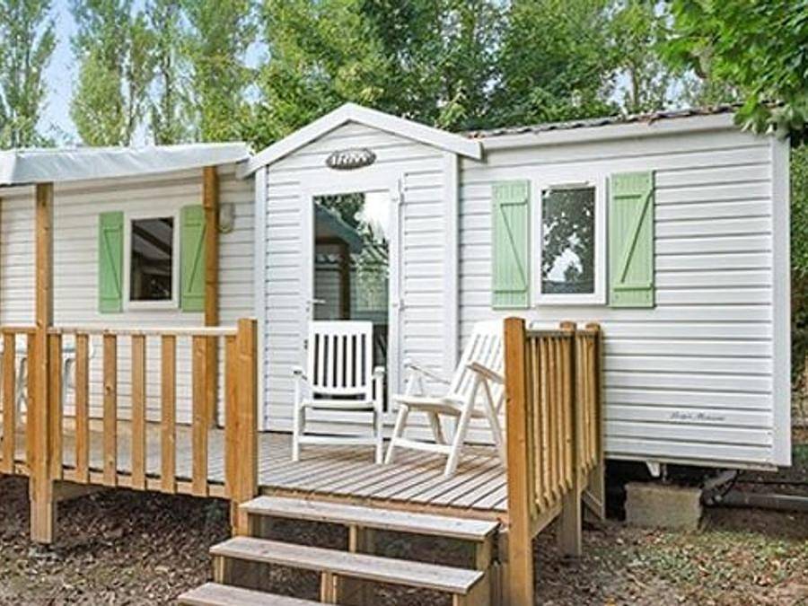 Camping Domaine de Kermario   - Mobilhome 6 personas - Classic Xl | 2 Dormitorios | 4/6 Pers. | Terraza in Carnac, Côte des Mégalithes