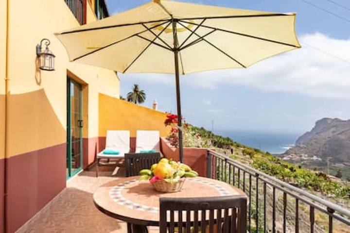 Vakantiewoning voor 4 personen, met Uitzicht op zee en Terras in La Gomera