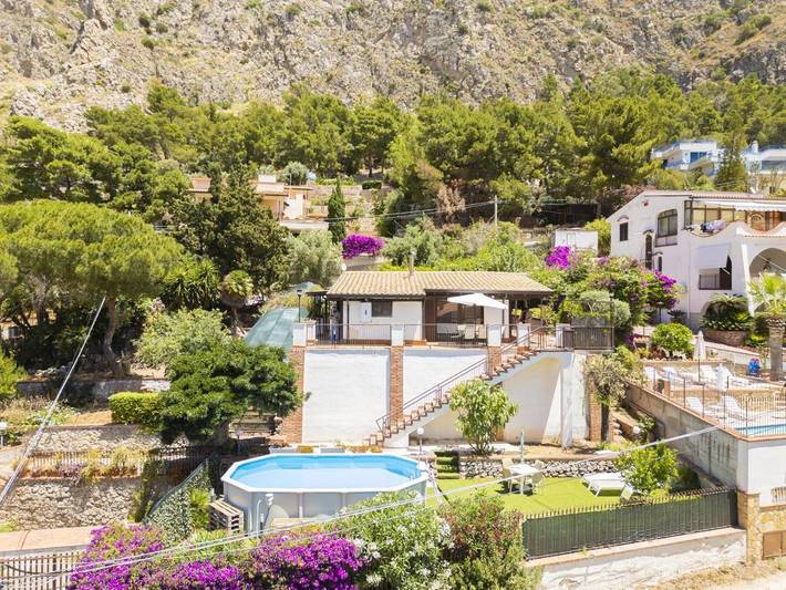 Villa per 6 persone, con Terrazza e Giardino nonché Panorama a Capo Zafferano
