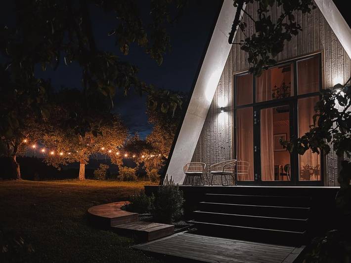 Ferienhaus für 2 Personen, mit Whirlpool und Garten in Litauen