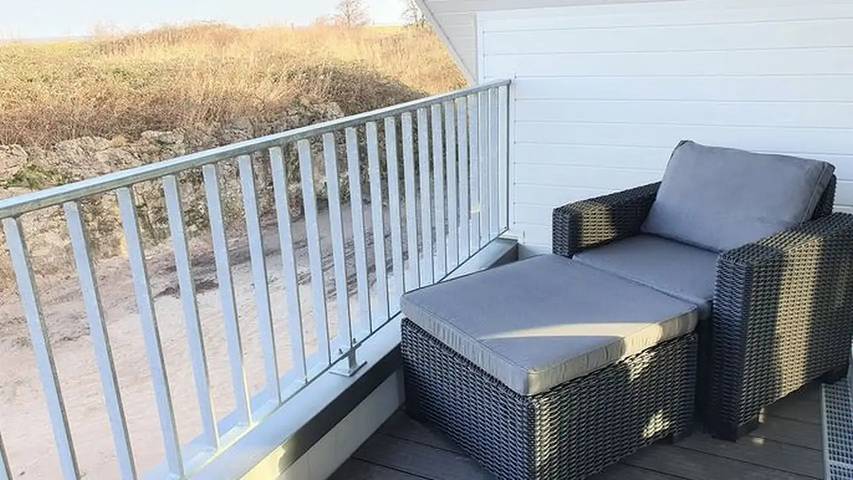 Ferienhaus für 6 Personen, mit Balkon und Sauna in Schillig