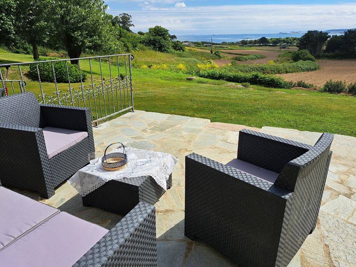 Casa de Granito en Bretaña con Vista al Mar in Saint-Pol-de-Léon, Ceinture Dorée