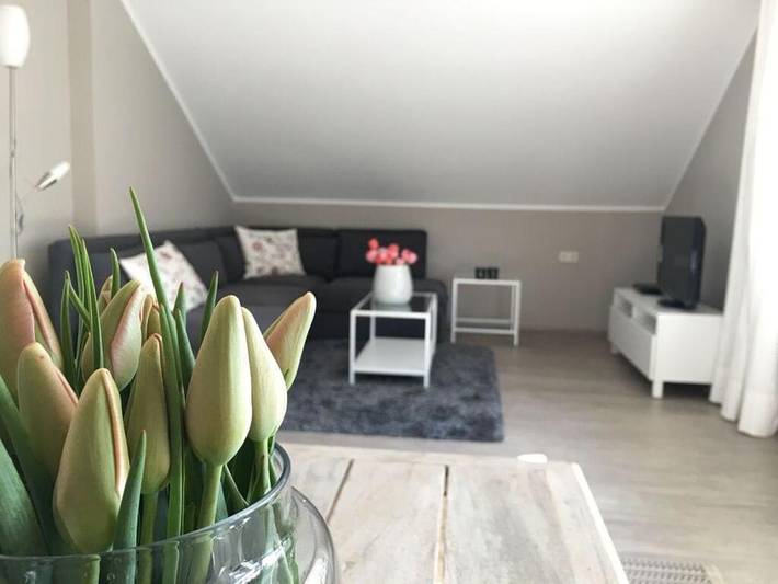 Appartement de vacances pour 3 personnes, avec piscine ainsi que balcon et jardin